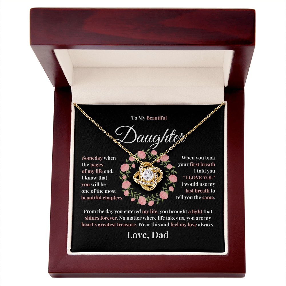 Love Knot Necklace for Daughter