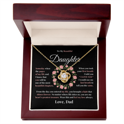 Love Knot Necklace for Daughter
